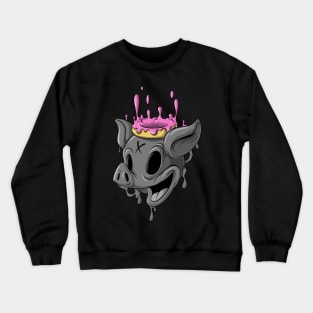 Pig and Donut Crewneck Sweatshirt